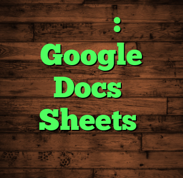 رایانه: Google Docs ، Sheets ، اسلایدها
